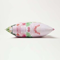 Pink Peony Outdoor Cushion 45 x 45 cm, Set of 2 - Pink & Green - thumbnail 4
