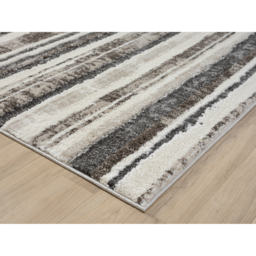 Eleanor Modern Embossed Contemporary Living Room Area Rug - Mocha / 170cm - thumbnail 4