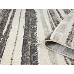 Eleanor Modern Embossed Contemporary Living Room Area Rug - Mocha / 170cm - thumbnail 3