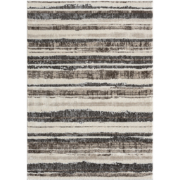 Eleanor Modern Embossed Contemporary Living Room Area Rug - Mocha / 170cm - thumbnail 2