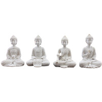 Miniature Thai Buddha Ornament - White