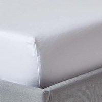 1000 Thread Count Egyptian Cotton Extra Deep Fitted Sheet - White / Double - thumbnail 1
