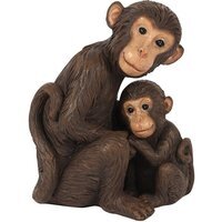 Monkey Mother and Baby Mother's Day Gift - Brown - thumbnail 1