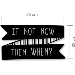 Now  Wall Art Metal Decorative Object - Black - Black - thumbnail 3