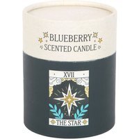 Star Tarot Blueberry Candle Mystical Fragrance Decor - White