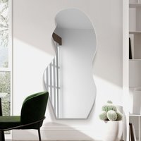 Frameless Pond Leaner Wall Mirror- Silver - Silver - image 1
