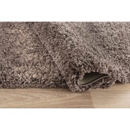 Desire Rugs Plain Living Room Fluffy Shaggy Area Rugs - Taupe / 60x220 - thumbnail 4