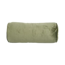Soft Velvet Bolster Cushion - Green - thumbnail 2