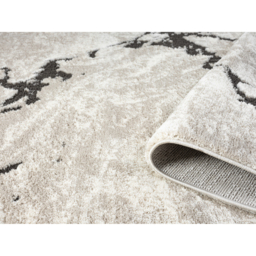 Eleanor Modern Embossed Contemporary Living Room Area Rug - Abstract Design Rug - Mocha / 230cm - thumbnail 3