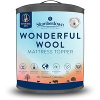 Wonderful Wool Mattress Topper - White / Double
