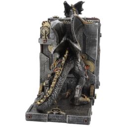 Dracus Machina Steampunk Dragon Bookends - 27cm - thumbnail 4