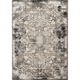 Mayfair Living Room Area Rug Metallic Sheen Contemporary Modern Damask Design - Grey / 170cm - thumbnail 2