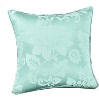 Soft Luxury Jacquard Floral Iris Cushion - Silver