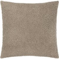 Cabu Chunky Boucle Cushion - Taupe Grey / 55cm / Feather