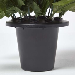 Artificial Red Poppy Flower Arrangement in Grave Pot - Red - thumbnail 3
