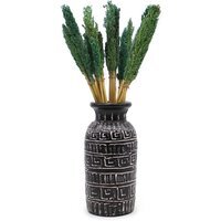 Vibrant Cantal Grass Bunch Sustainable Dried Floral Decor - Teal - thumbnail 1