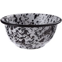 Hygge Small Metal Bowl - Black, White