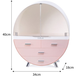 Makeup Organiser with Legs - Pink / 40cm - thumbnail 2