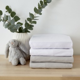 Martex Baby Pram Fitted Sheet Grey - Grey - thumbnail 4