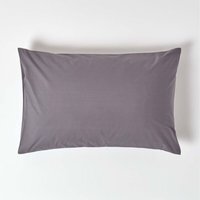 200 Thread Count Egyptian Cotton Housewife Pillowcase - Dark Grey / 74cm / 48cm - thumbnail 1