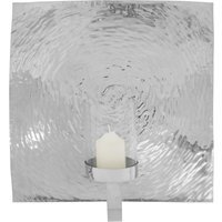 Kensington Townhouse Large Wall Sconce Candle Holder - Silver