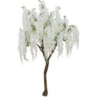 Artificial Cream Wisteria Tree 2.7m - Cream