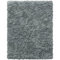 Supersoft Shaggy High Pile Rug - Silver / 120x170