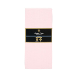 Cosy Brushed Cotton Fitted Sheet - Blush / King - thumbnail 3