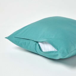 200 Thread Count Egyptian Cotton Housewife Pillowcase - Teal / 40cm - thumbnail 3