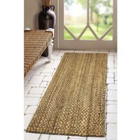 Relay Natural Jute Area Rug - Beige / 60x180cm - thumbnail 1