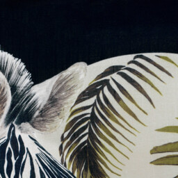 Leopardis Zebra Woven Outdoor Cushion - Multicolour - thumbnail 4