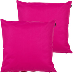 Plain Indoor and Outdoor Cushion with Filling Included (Set of 2) - Pink - thumbnail 2