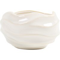 Nori Ceramic Crackle Wick Candle - Cream