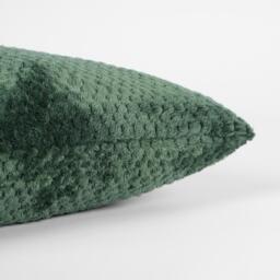 Pack Of Waffle Fleece Cushion Covers - Forest Green / 2 - thumbnail 2