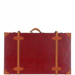 Ashwood Vintage Large Leather Trunk VIN 26 - Red - thumbnail 3
