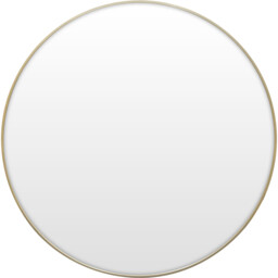Round Metal Mirror - Gold / 70cm - thumbnail 2