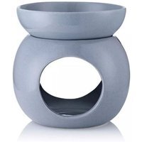 Ava May Round Wax Burner - Grey