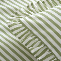 Felicity Frill Duvet Set - Green / Single - thumbnail 4