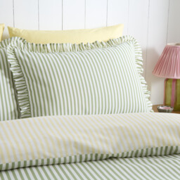 Felicity Frill Duvet Set - Green / Single - thumbnail 3