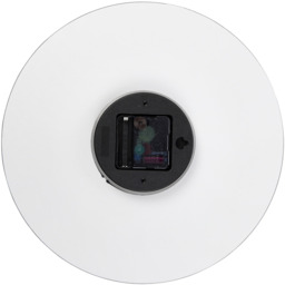 Retro Vinyl Record Album Glass Wall Clock - Black - thumbnail 3
