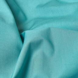 200 Thread Count Egyptian Cotton Flat Sheet - Teal / Double - thumbnail 2