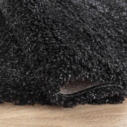 Desire Rugs Plain Living Room Fluffy Shaggy Area Rugs - Anthracite / 60x110 - thumbnail 2