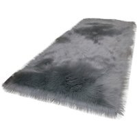 Retangular Polyester Soft Rug - Grey / 90cm - image 1