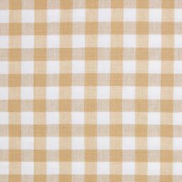 Cotton Gingham Eyelet Curtain Pair - Beige / 137cm / 182cm - thumbnail 2