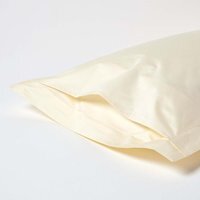 1000 Thread Count Egyptian Cotton Oxford Pillowcase - Cream