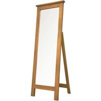 Chunky Pine Cheval Mirror - Brown