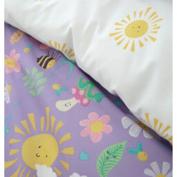 Sunny Days Duvet Set - Purple - thumbnail 4