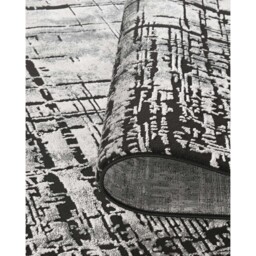 Belgravia Living Room Area Rug Metallic Sheen Contemporary Modern Nexus Design - Anthracite / 290cm - thumbnail 4