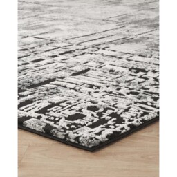 Belgravia Living Room Area Rug Metallic Sheen Contemporary Modern Nexus Design - Anthracite / 290cm - thumbnail 5