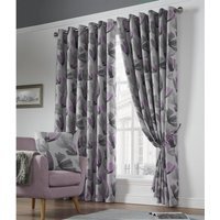Amsterdam Ring Top Curtains - Purple / 168cm / 229cm
